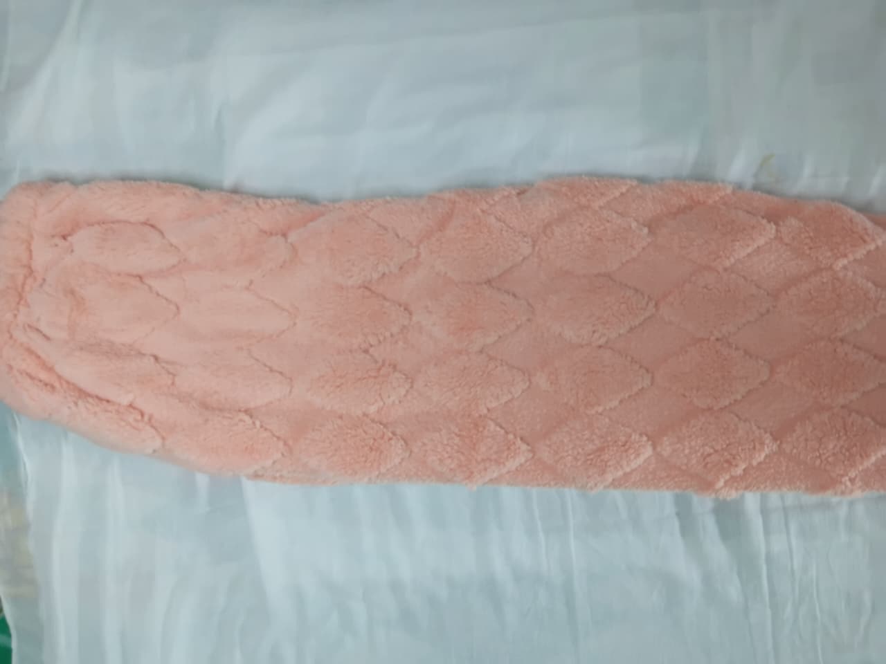 soft peach panda fleece night suit set for kids (hoodie & pajama) soft peach panda fleece night suit set for kids (hoodie & pajama)